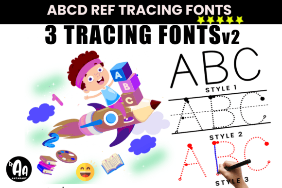Abcd Ref Tracing Dotted: A Friendly Typeface for Brand Growth