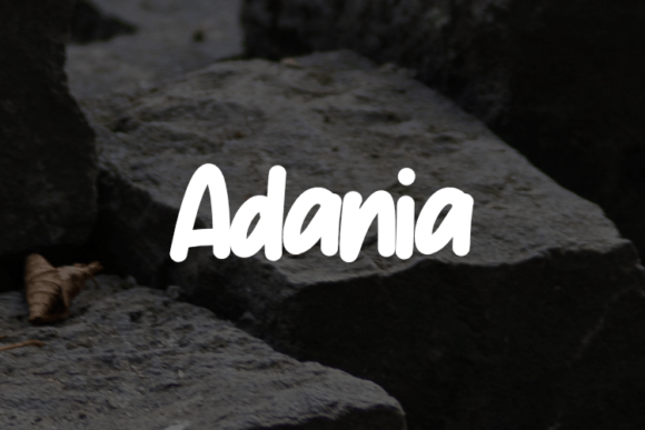 Adania: The Perfect Script Font for Handmade Brands
