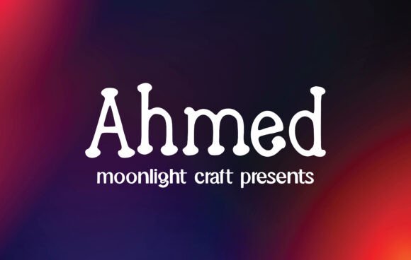 Ahmed: A Handwritten Typeface for Editorial Elegance