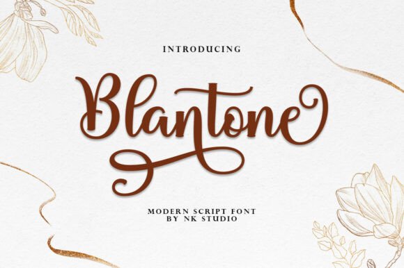 Blantone Typeface: Elevate Your Brand with Elegant Script