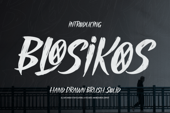 Blosikos: The Bold Hand-Drawn Font for Edgy Brands