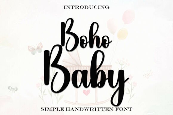 Bohobaby: A Soft Script Handwritten Font for Editorial Design