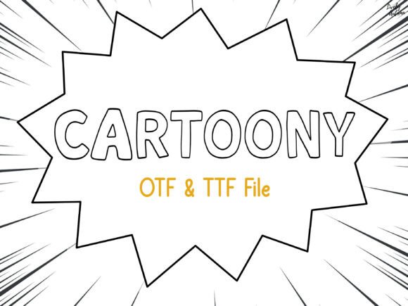 Cartoony: The Outline Handwriting Font for Scroll-Stopping Graphics