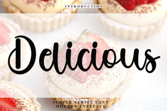 Delicious Font: A Soft Script for Modern Branding