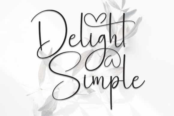 Delight Simple: A Whimsical Typeface for Makers