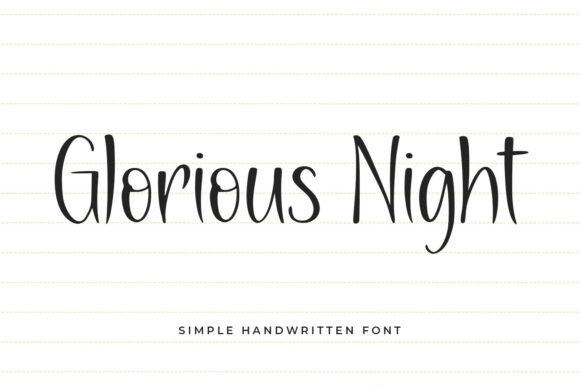 Designing Authentic Brands with Glorious Night Typeface