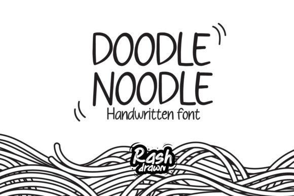Doodle Noodle: A Trendy Script Handwritten Font for Editorial Design