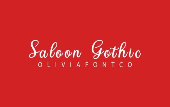 Elevate Web Design with Saloon Gothic Typeface