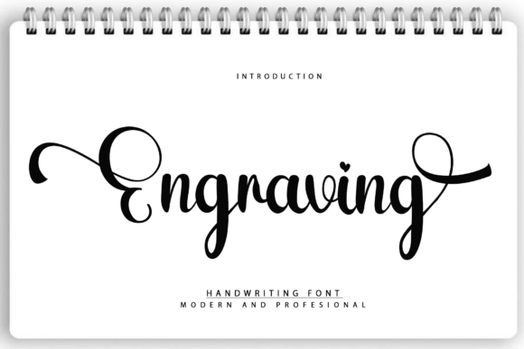 Engraving: A Trendy Script Handwritten Font for Web Design