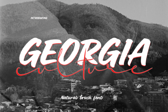 Georgia Culture: A Script Handwritten Font for Editorial Design