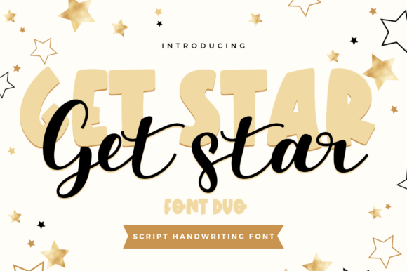Get Star: A Script Handwritten Font for Digital Brands