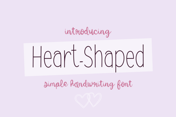 Heart-shaped: The Delicate Script Font for Makers