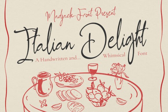 Italian Delight: A Script Handwritten Font for Modern Branding