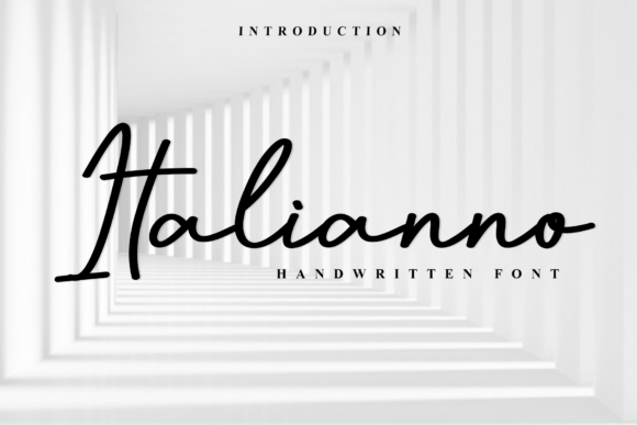 Italianno: A Tall Script Handwritten Font for Makers
