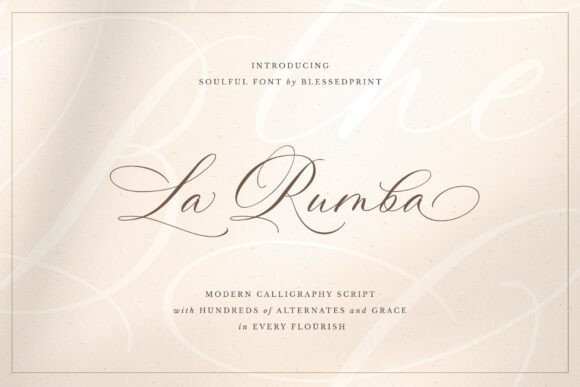 La Rumba Font: Elevating Brand Identity with Script Handwritten Style