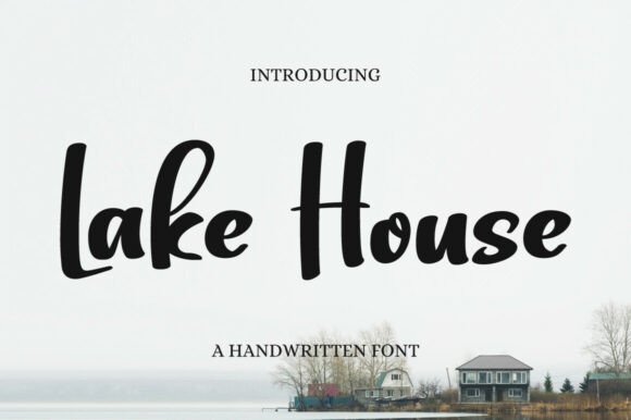 Lake House: A Timeless Script Font for Editorial Design