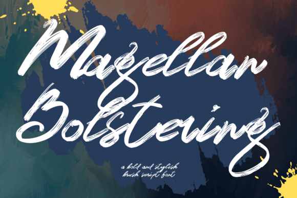 Magellan Bolstering: A Bold Script Font for Editorial Design