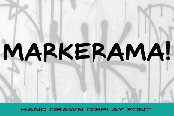 Markerama: A Lively Handwritten Font for Web Design