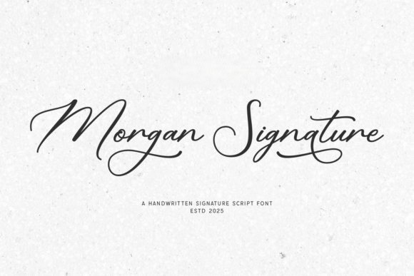 Morgan Signature Font Review for Elegant Brand Campaigns