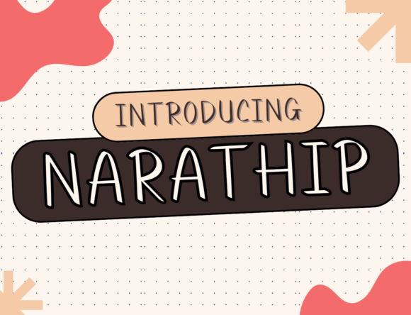 Narathip: The Sweet Serif Font for Handmade Brands