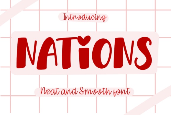 Nations: A Neat Handwritten Font for Editorial Design