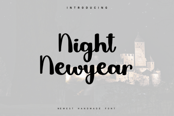 Night Newyear: A Relaxed Script Font for Modern Branding