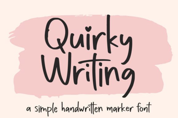 Quirky Writing Font: Bold Script for Campaigns