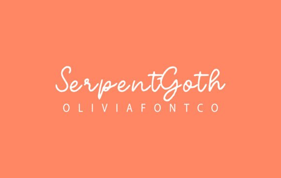 Serpentgoth: The Handwritten Font for Romantic Campaigns