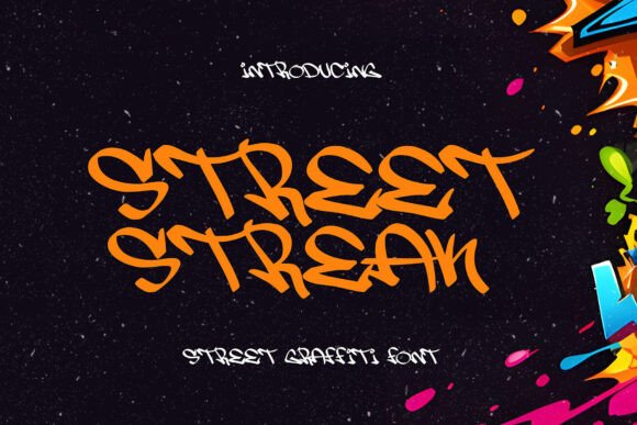 Street Streak: The Monoline Graffiti Font for Bold Branding