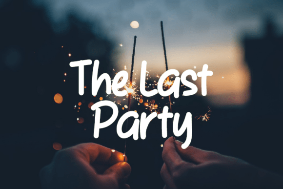 The Last Party: A Modern Script for Editorial Design