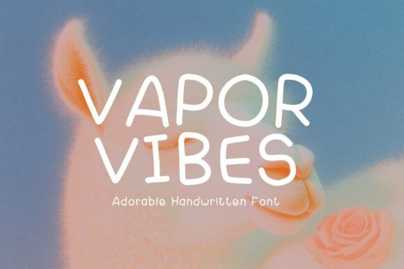 Vapor Vibes: The Perfect Handwritten Font for Cute Crafts